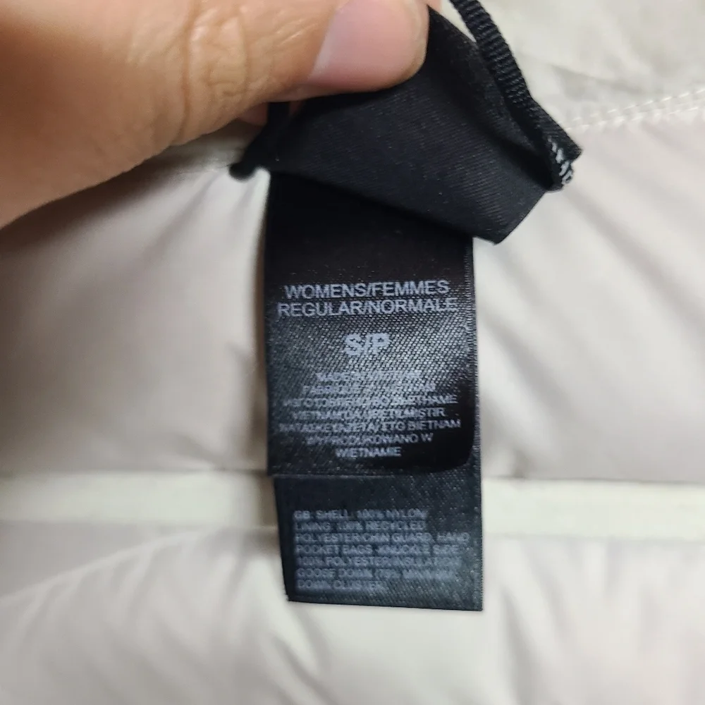 The North Face Parka Women's Size Medium Cream 600 Down Puffer Parka Jacket - Picture 6 of 8